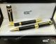 NEW! Replica Montblanc Sir Arthur Conan Doyle Limited Ballpoint Pen Black and Gold (2)_th.jpg